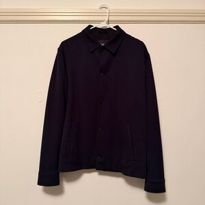 Zara Men's Navy Blue Shirt Jacket